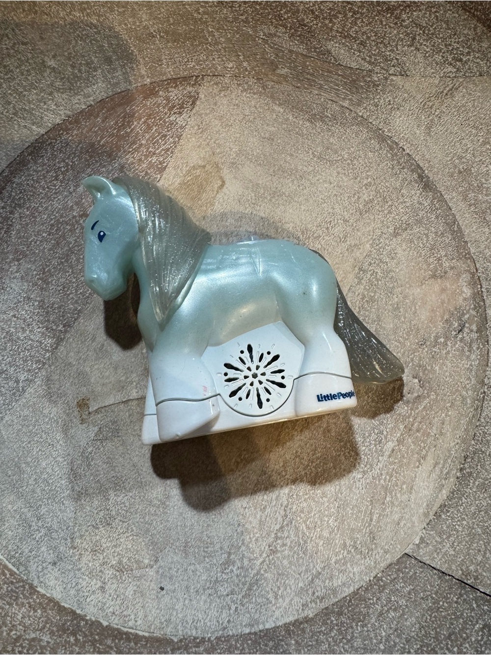 Little People Light-Up Toy Horse in Shimmery Blue - Picture 3 of 7